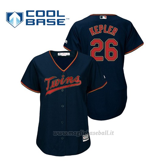 Maglia Baseball Donna Minnesota Twins Max Kepler Cool Base Majestic Alternato Blu